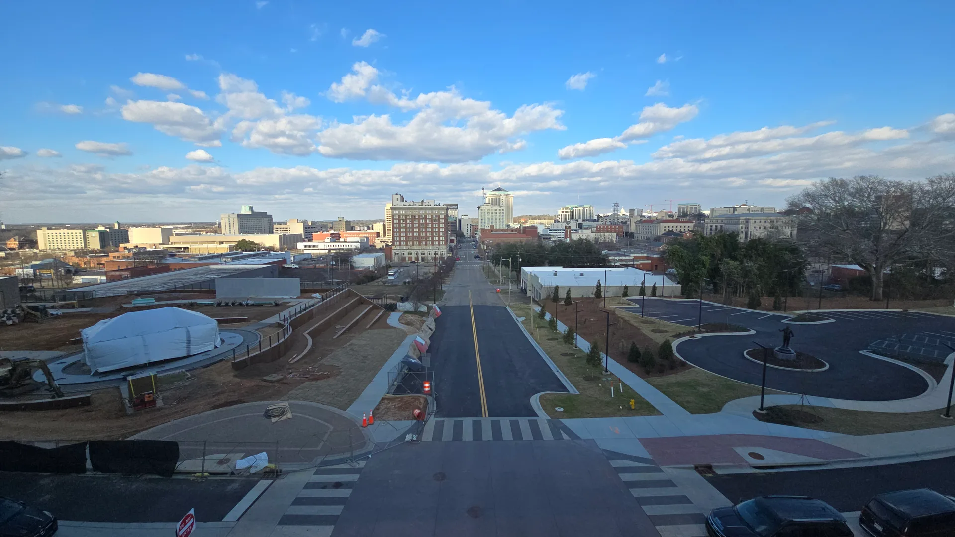 View east from the Elevation Hotel, Montgomery