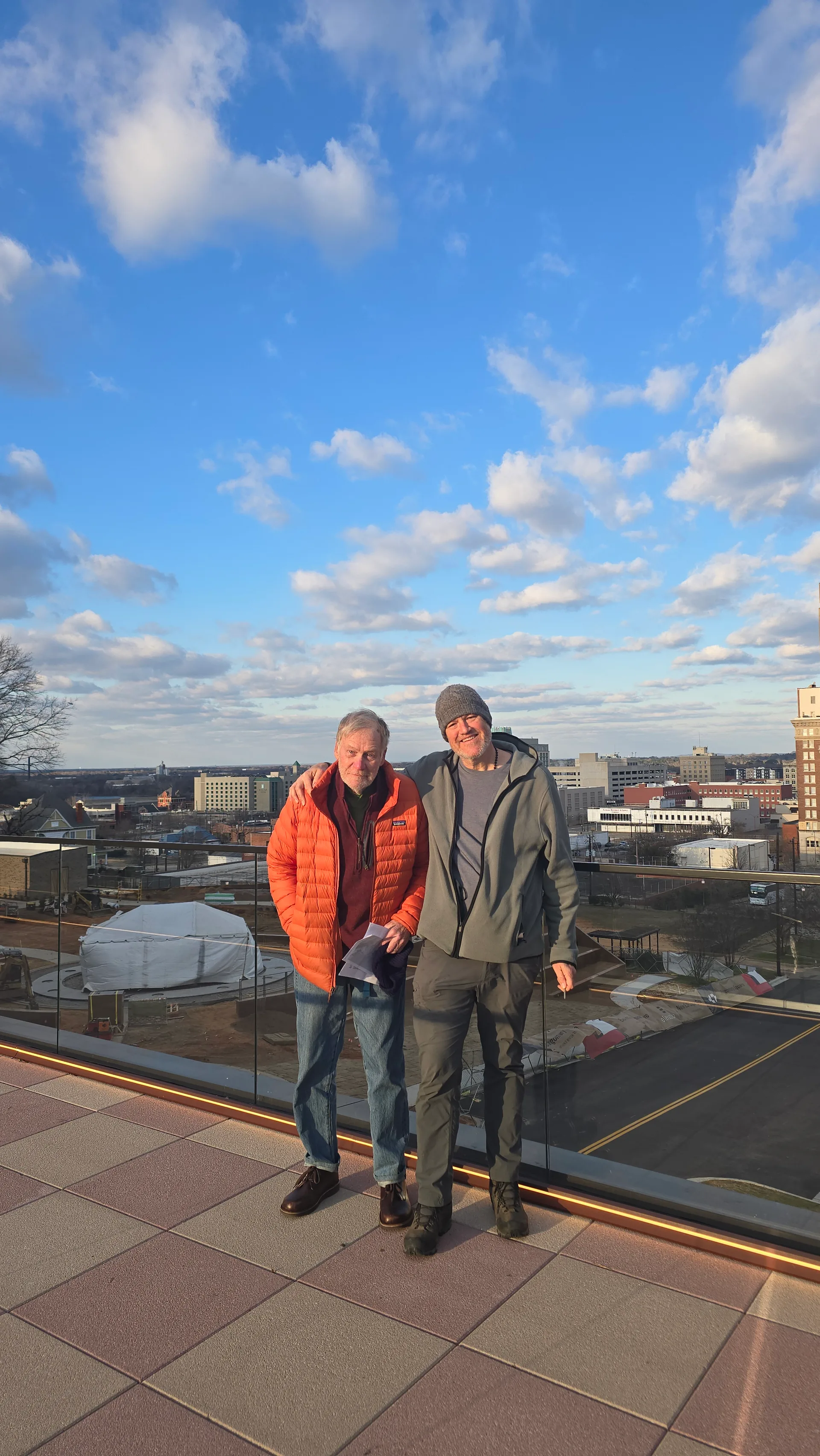 Ben and Dad at the Elevation Hotel