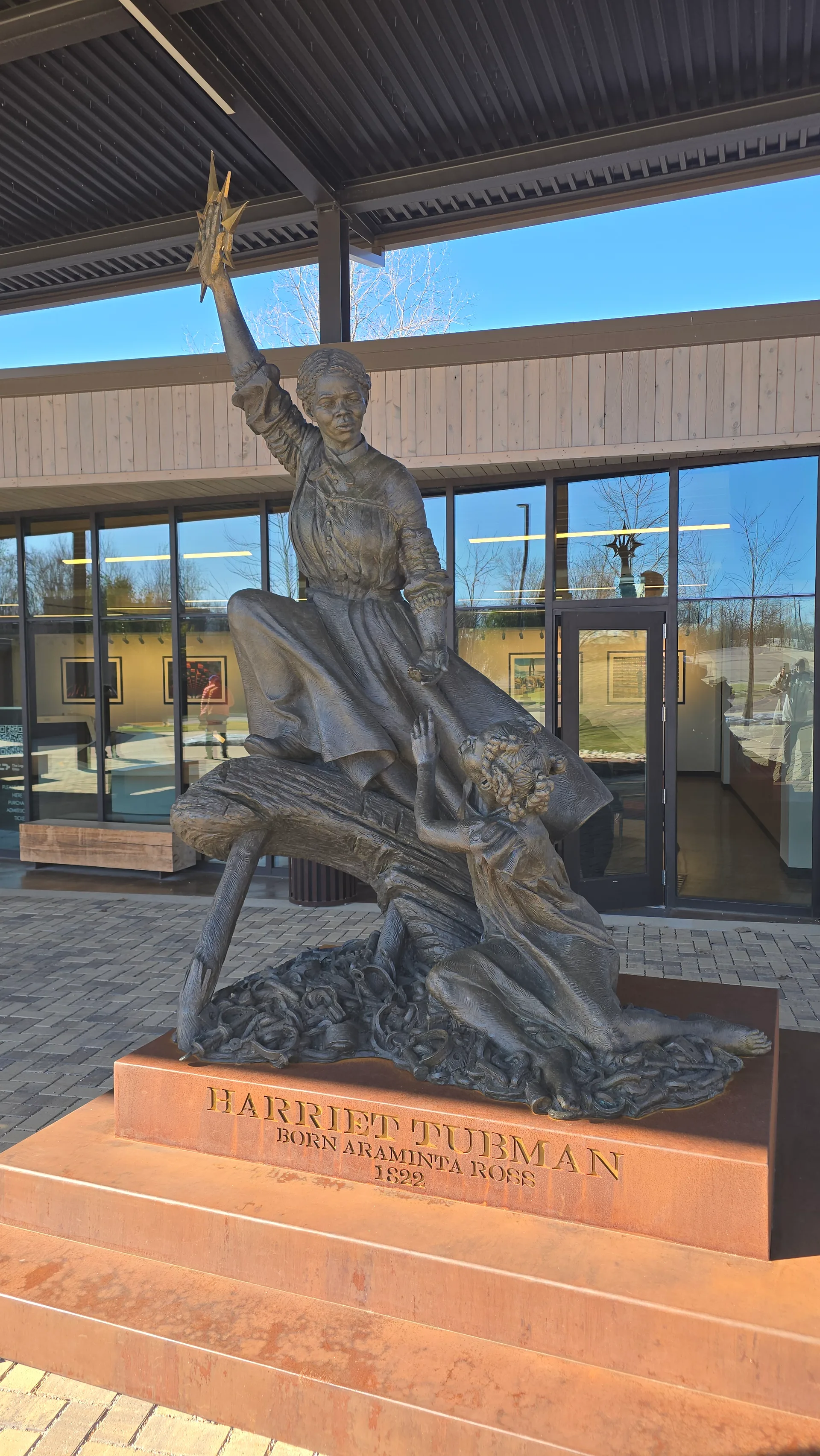 Harriet Tubman sculpture