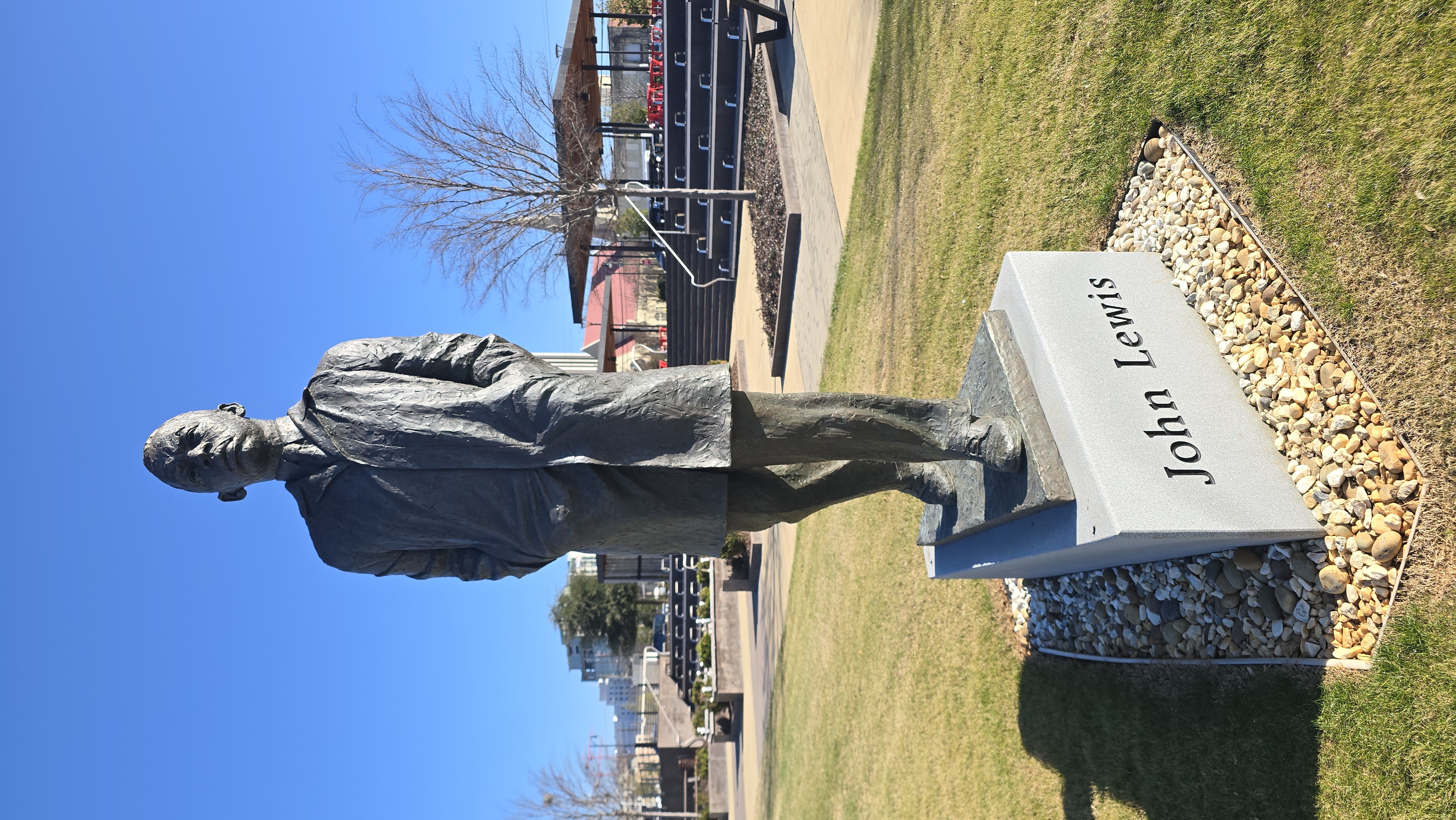 John Lewis sculpture