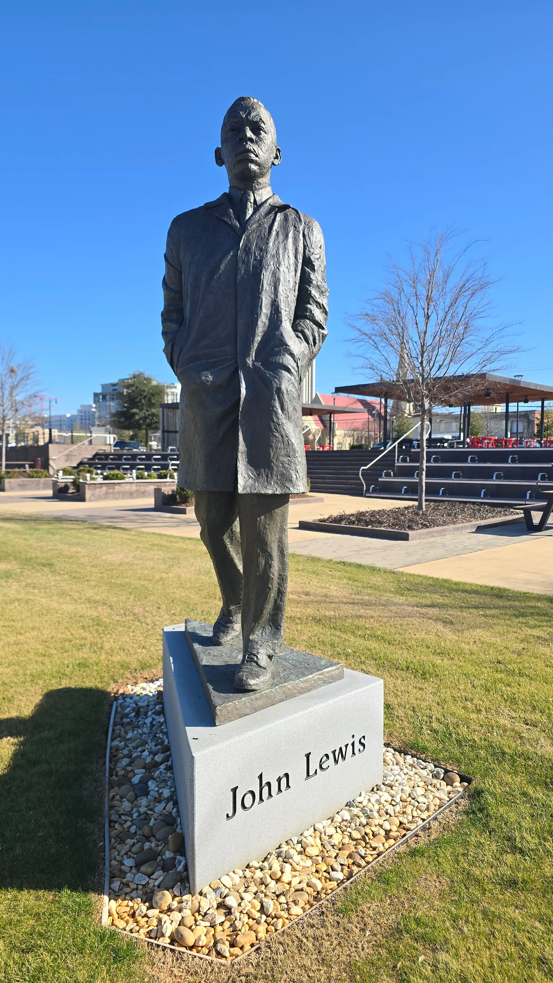 John Lewis sculpture