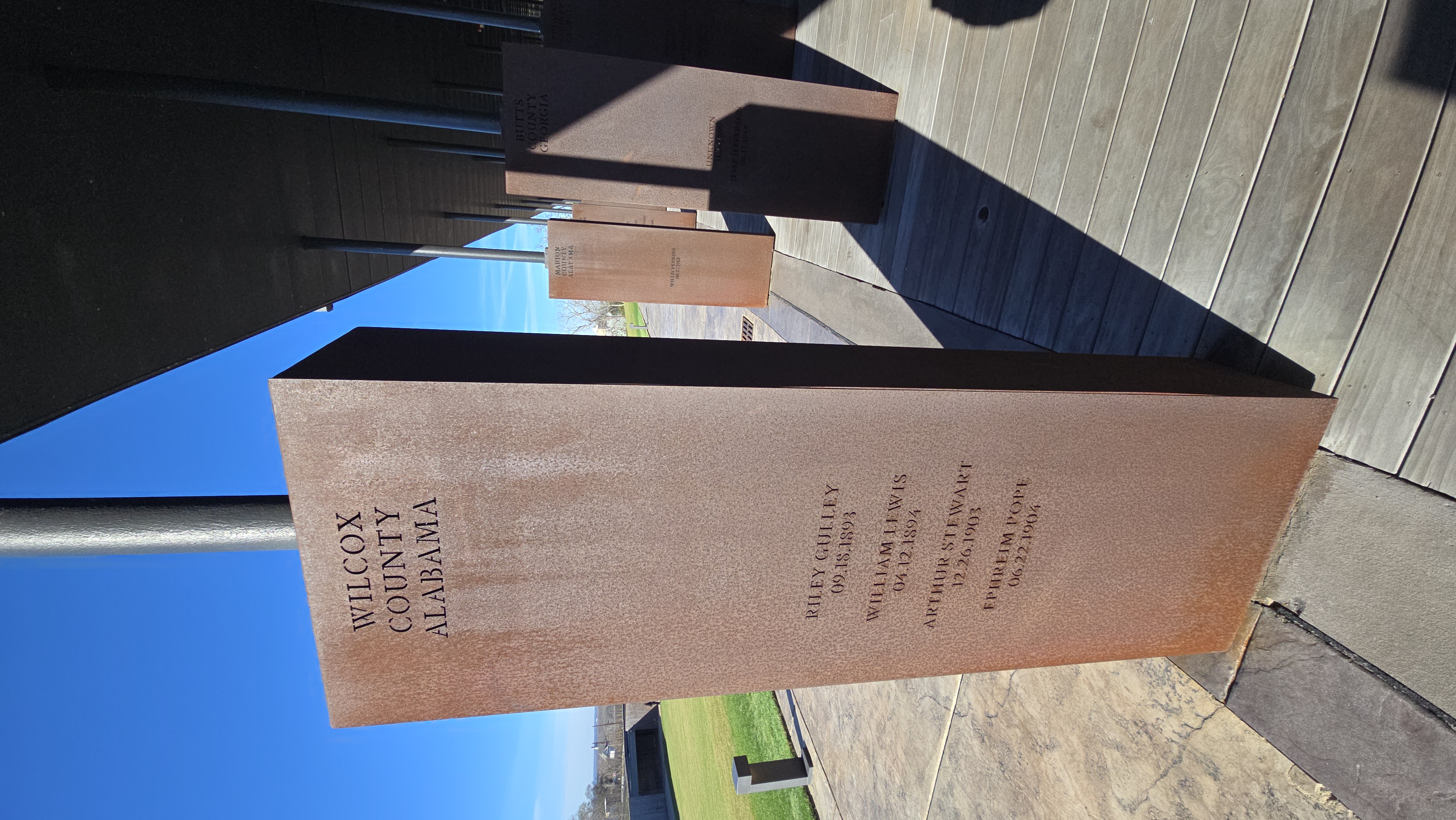 Wilcox County Alabama memorial marker