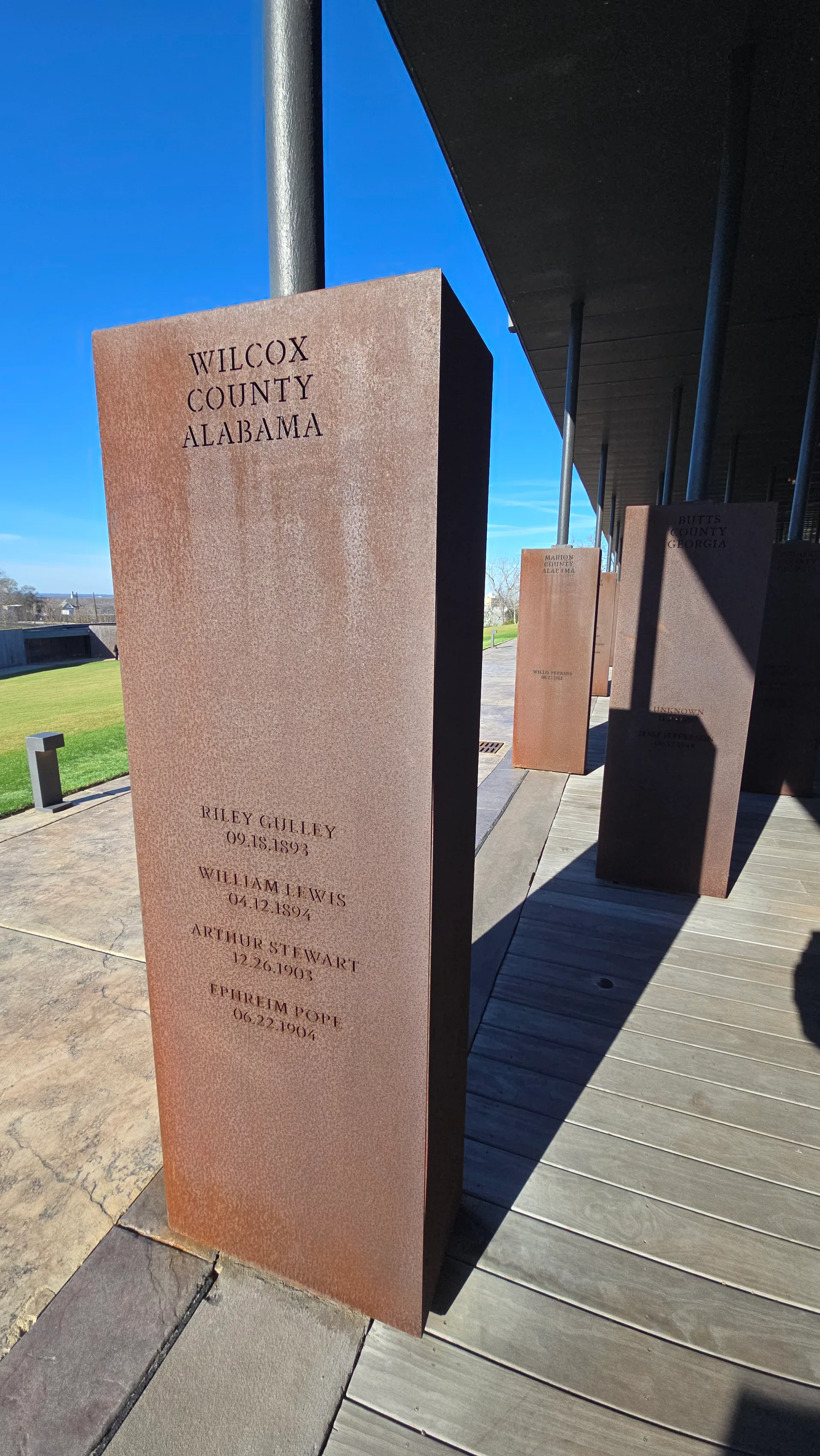 Wilcox County Alabama memorial marker