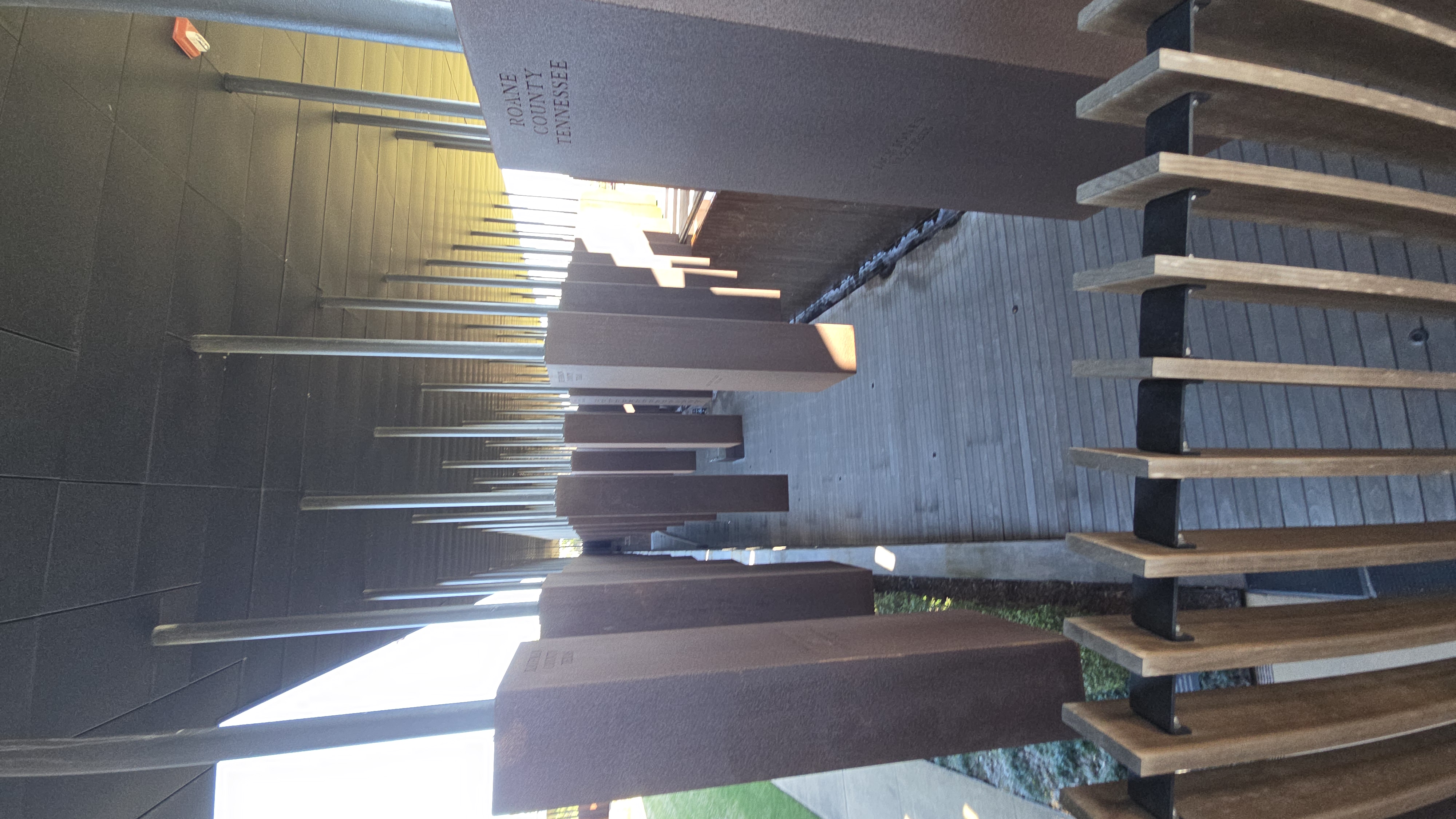 Memorial county markers