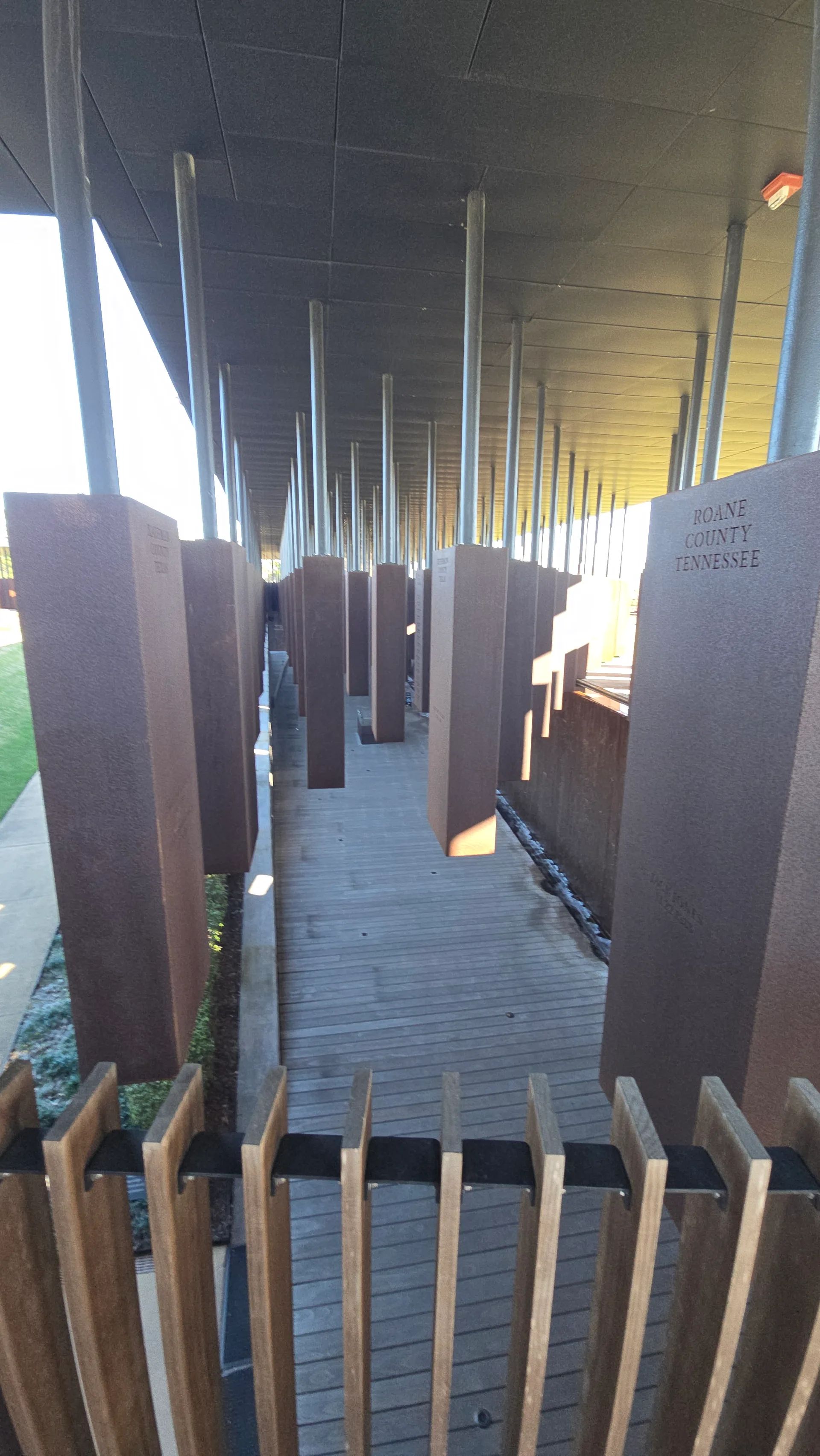 Memorial county markers