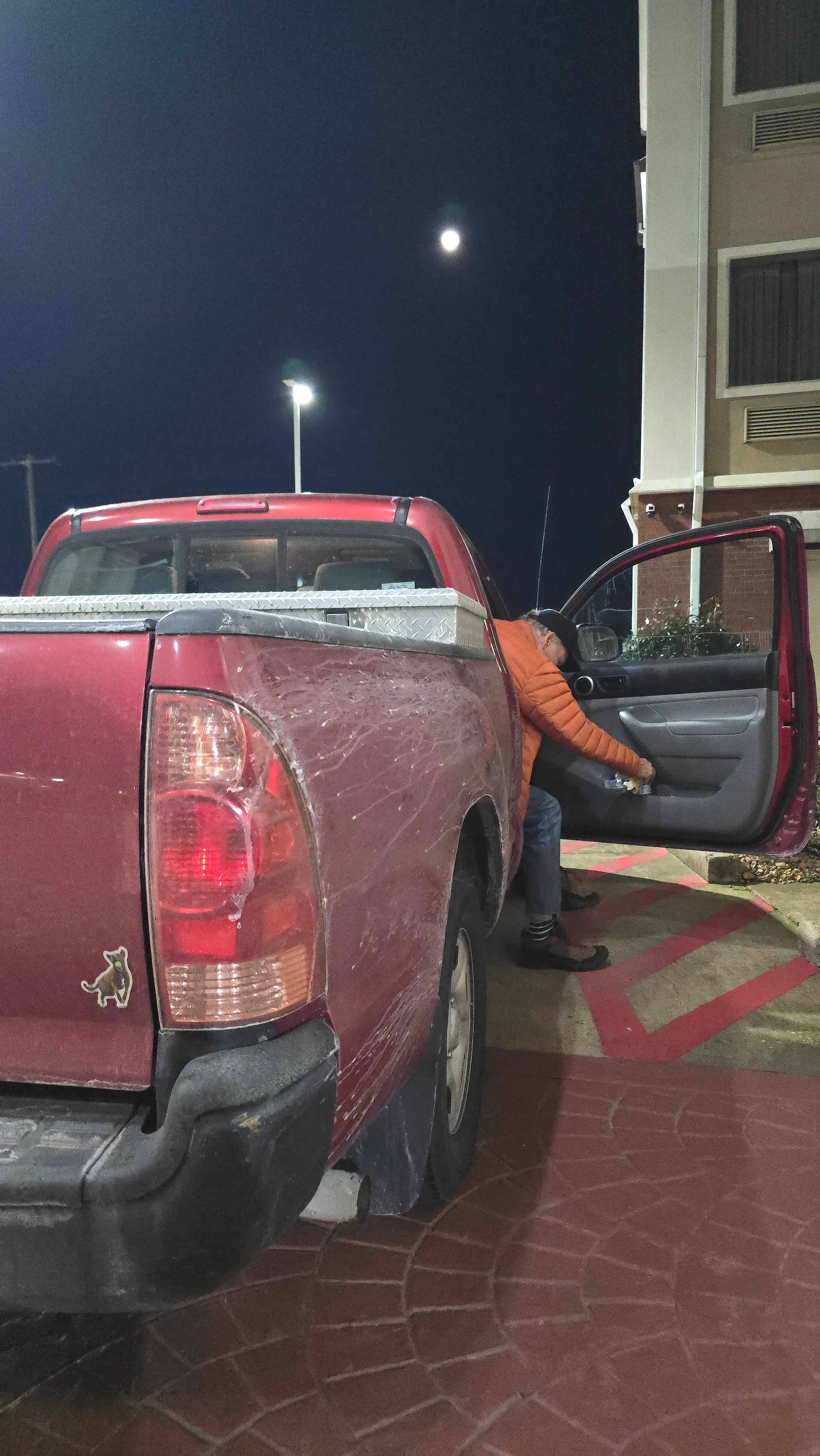 Evening arrival in Jackson