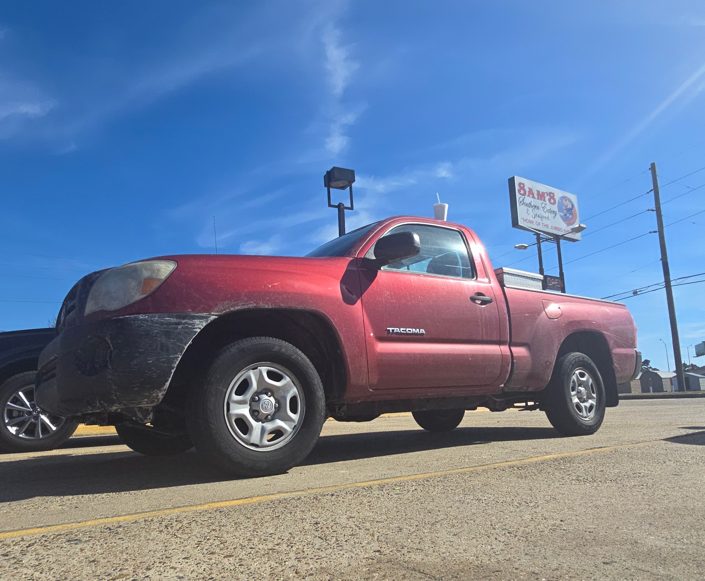 The Tacoma parked in Shreveport