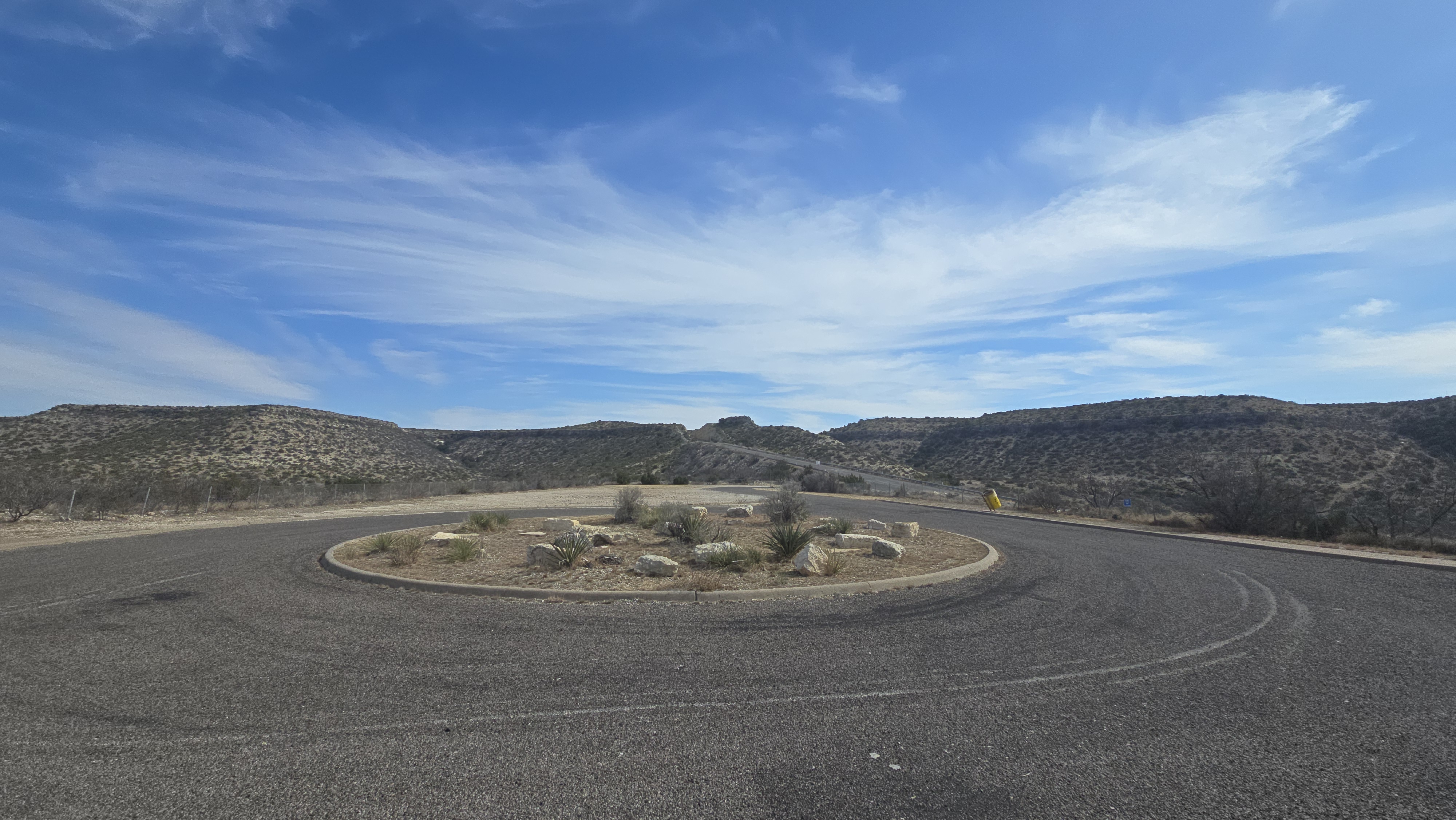 Roundabout on the highway