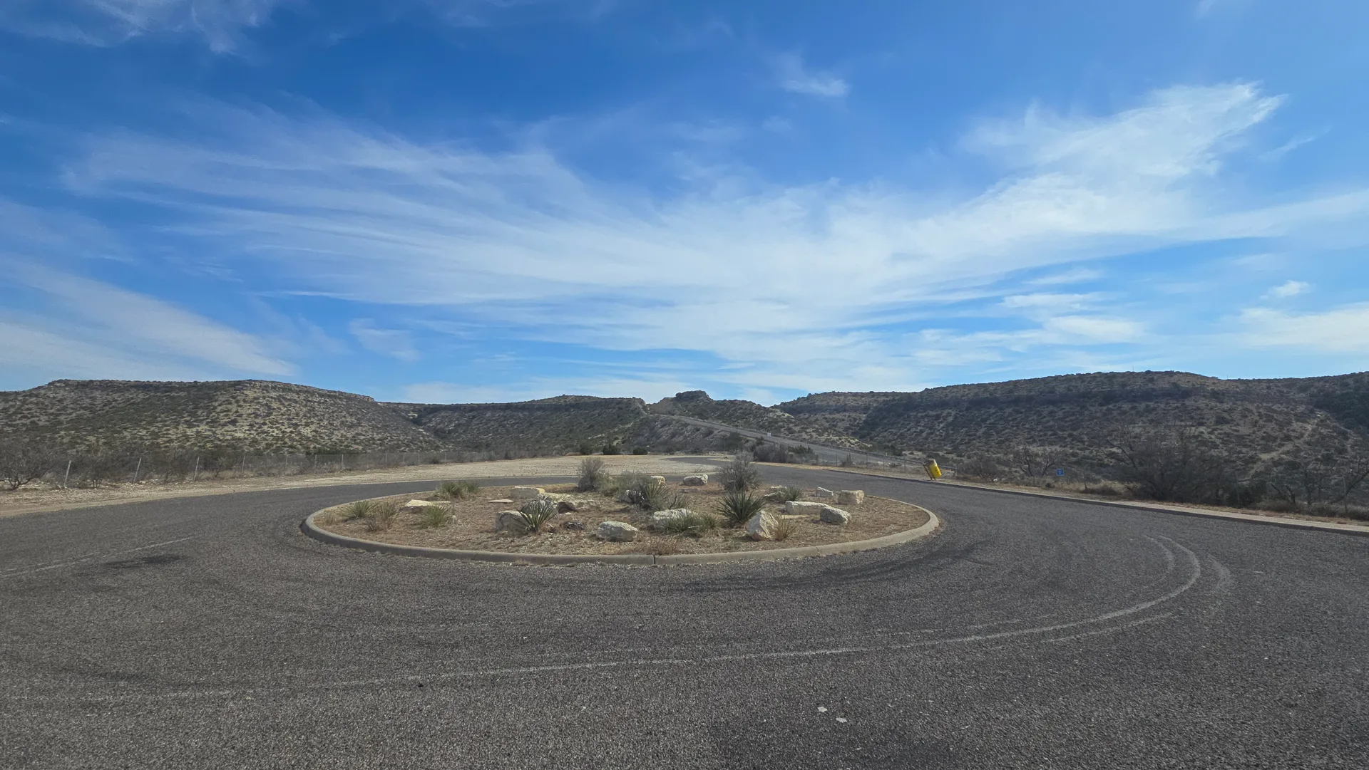 Roundabout on the highway