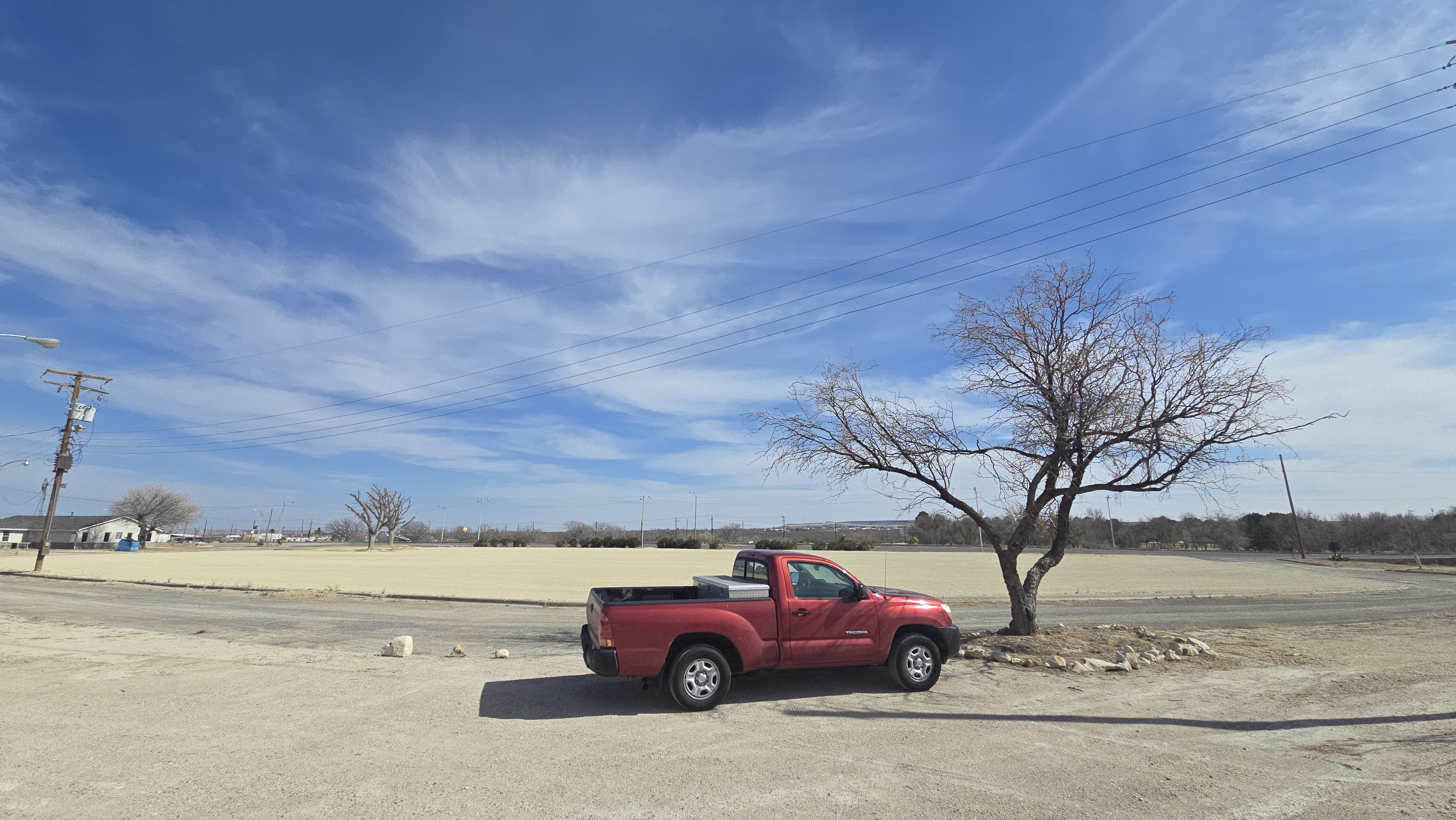 Highway near Fort Stockton
