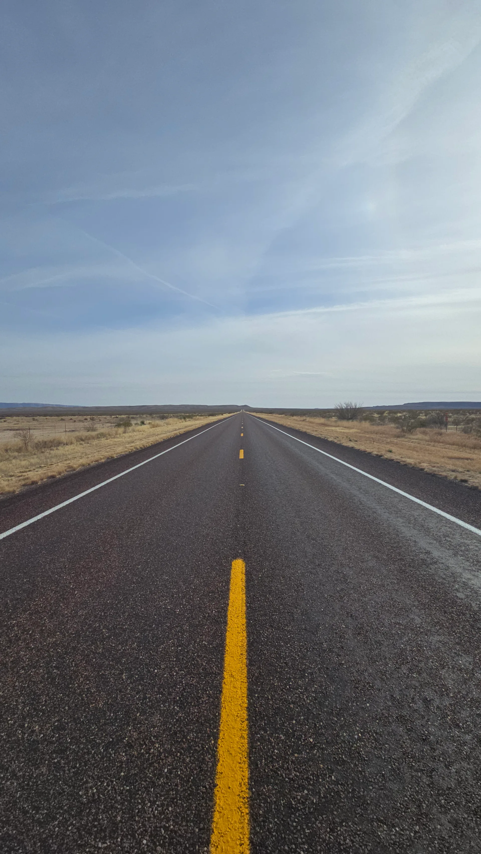 Road toward the mountains