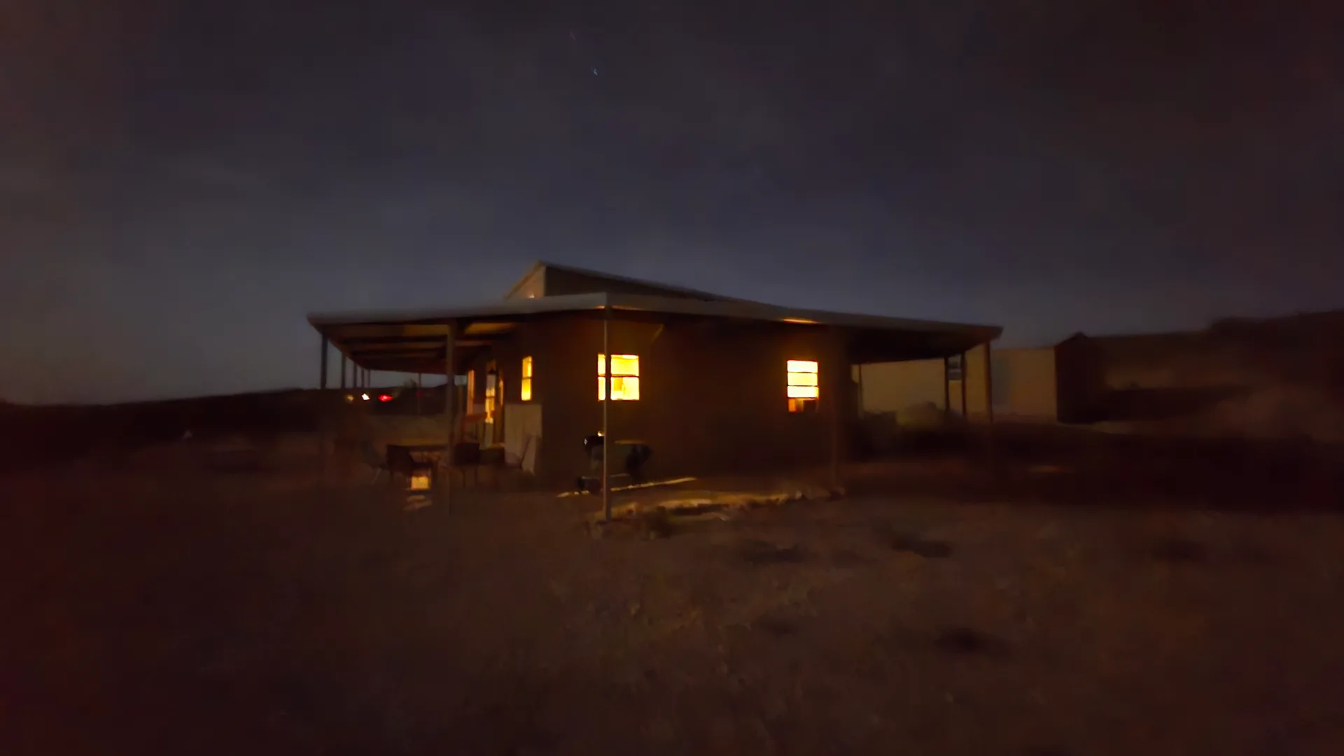 Night sky over Terlingua