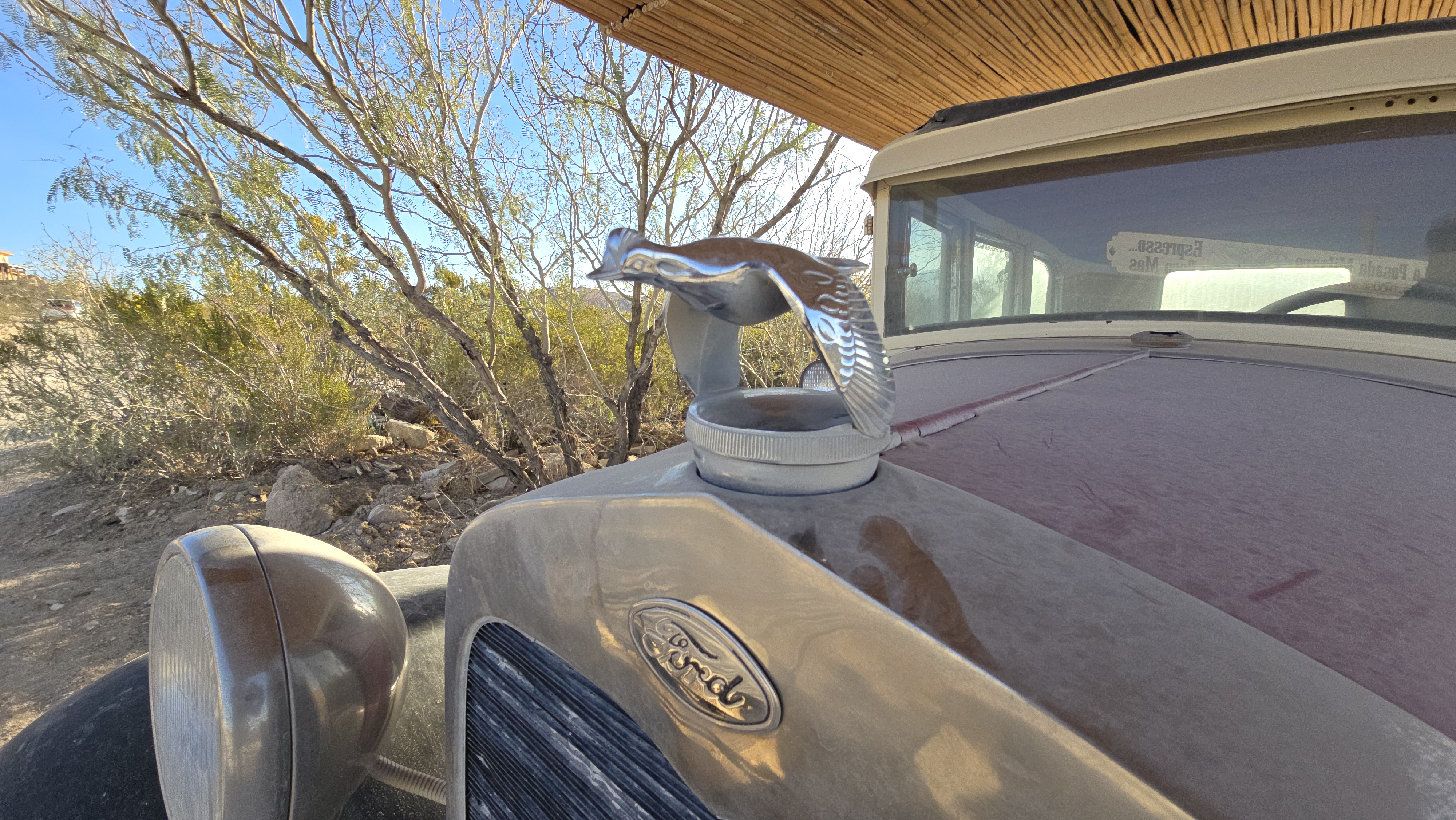 Old Ford in the ghost town