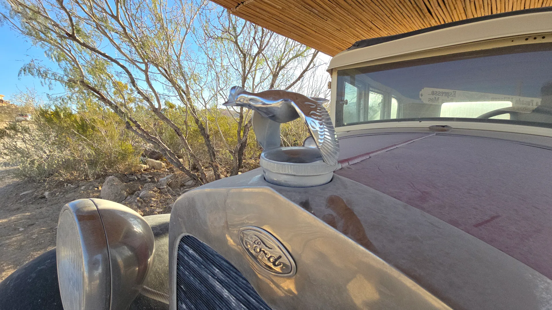 Old Ford in the ghost town