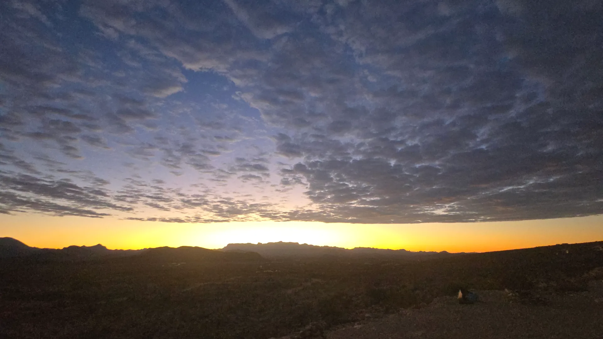 Last sunrise from the Terlingua Sky Airbnb