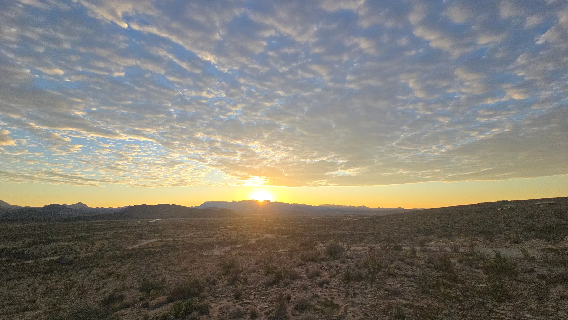 Terlingua sunrise