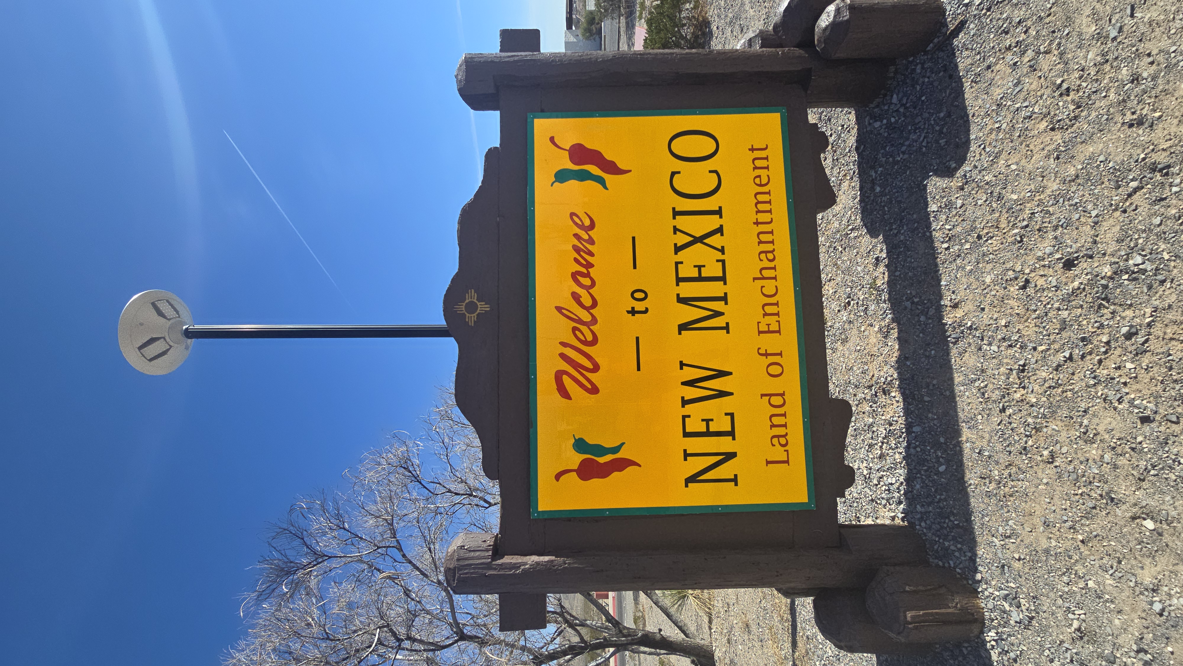 Welcome to New Mexico sign