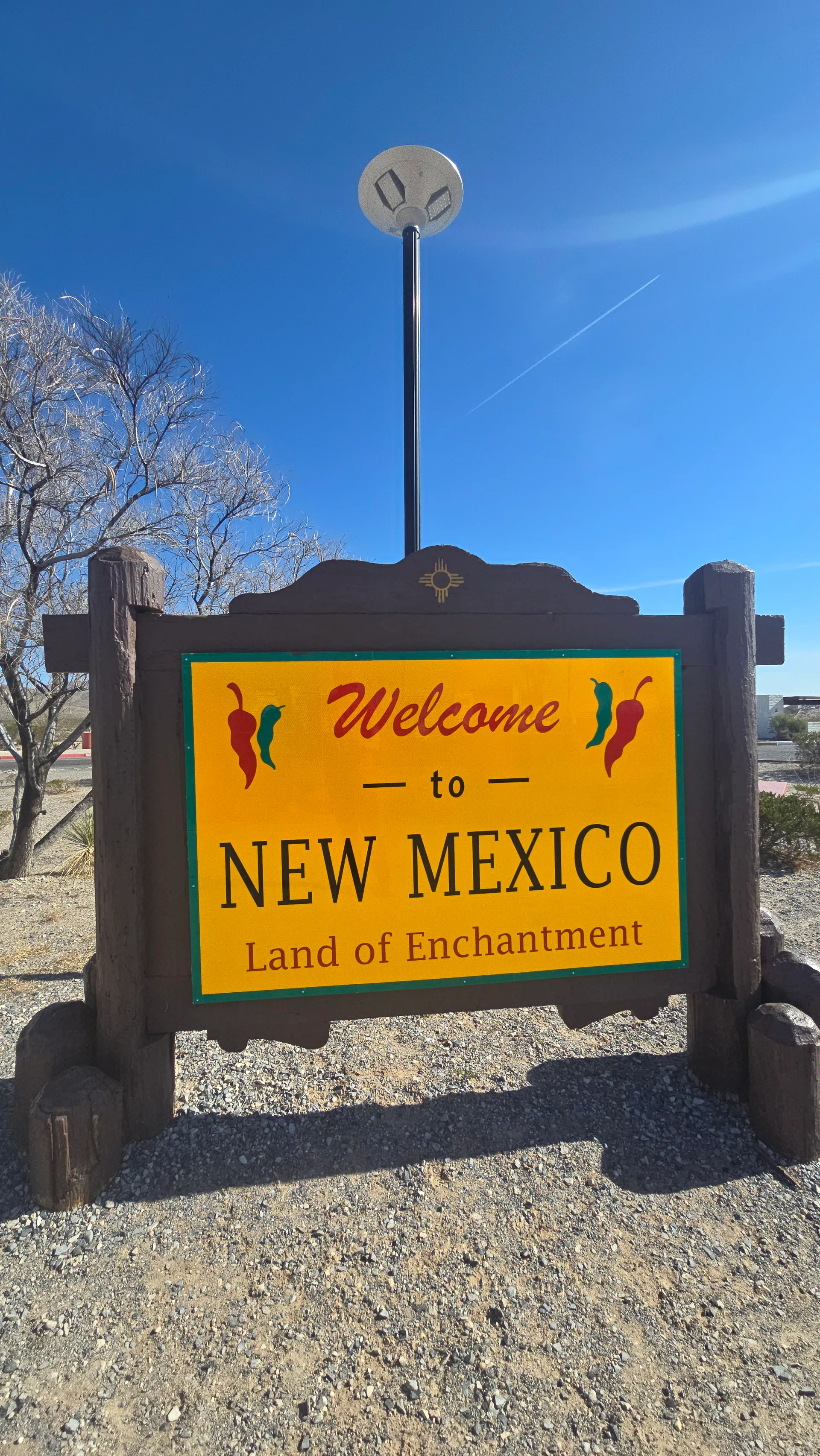 Welcome to New Mexico sign